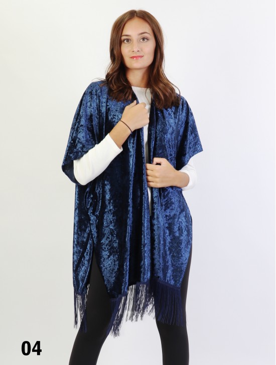 Solid Velvet Kimono